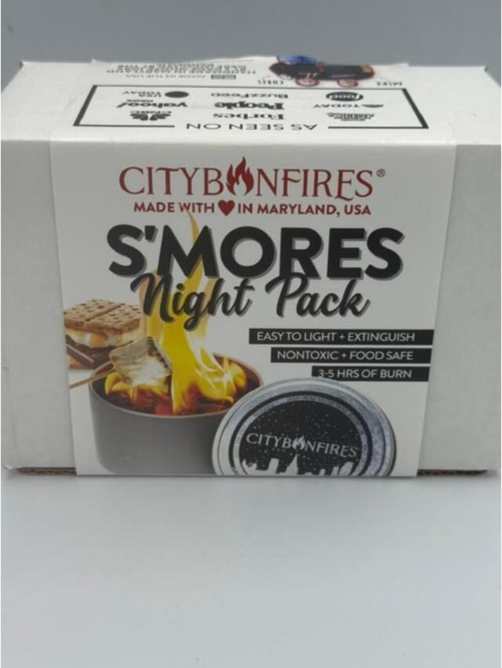City Bonfires S'mores Night Pack Portable Fire Pit Kit- New